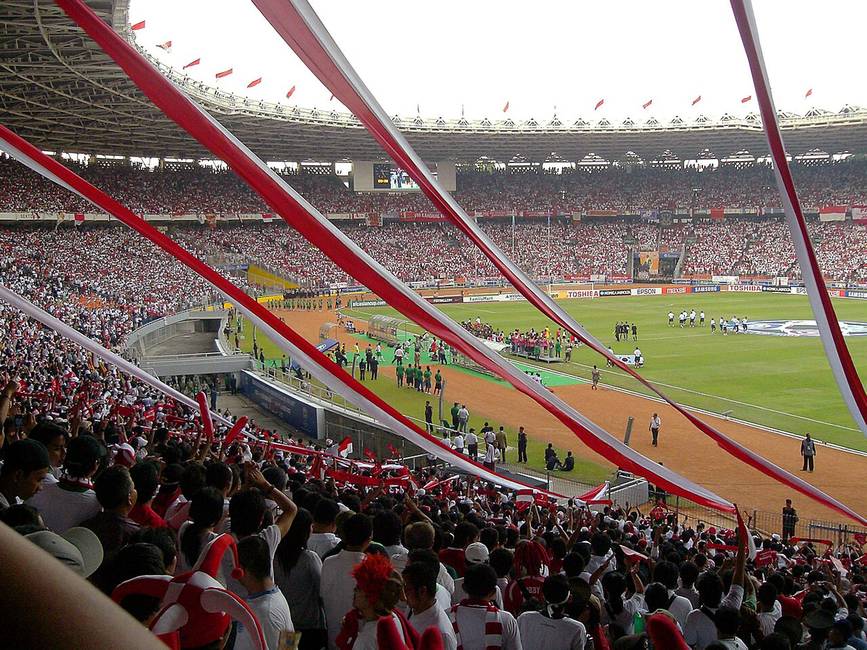 Stadion Utama Gelora Bung Karno saat Piala Asia 2007