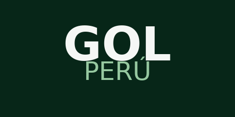 Logo histórico de GolPerú, el ex canal del fútbol peruano que cerró en enero de 2026