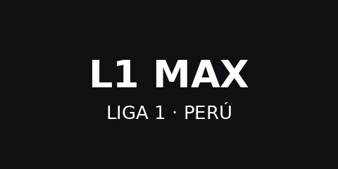 Logo del canal Liga 1 MAX de Perú